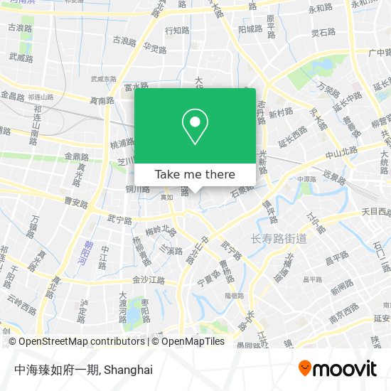 中海臻如府一期 map