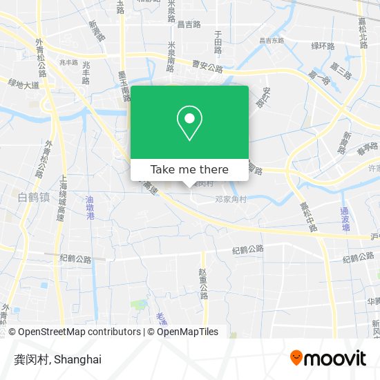 龚闵村 map