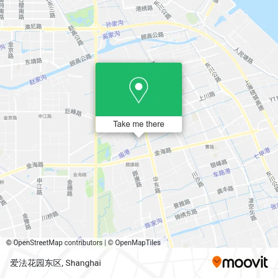 爱法花园东区 map
