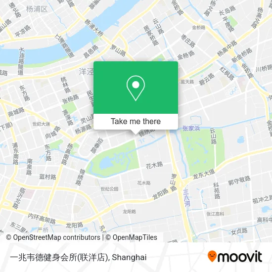一兆韦德健身会所(联洋店) map