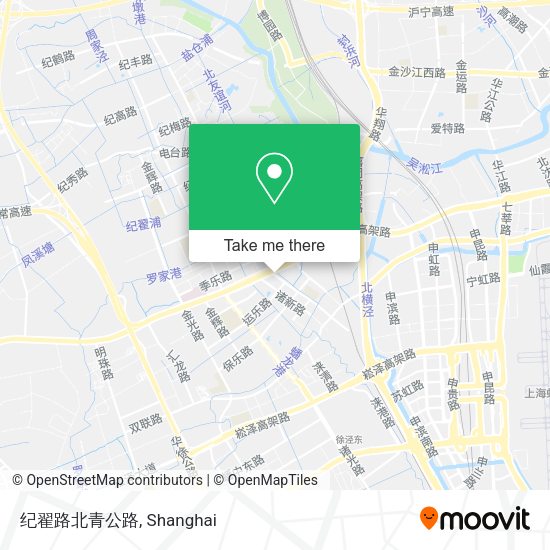 纪翟路北青公路 map