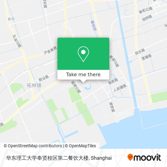 华东理工大学奉贤校区第二餐饮大楼 map