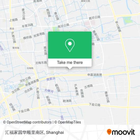 汇福家园华顺里南区 map