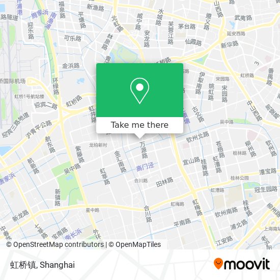 虹桥镇 map