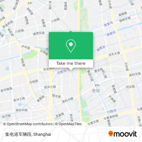 集电港车辆段 map