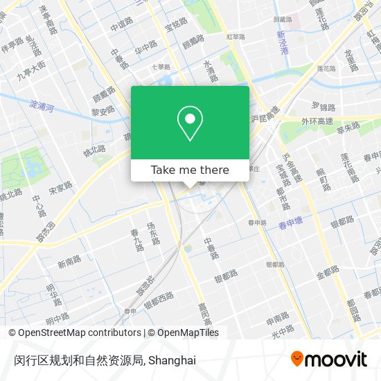 闵行区规划和自然资源局 map