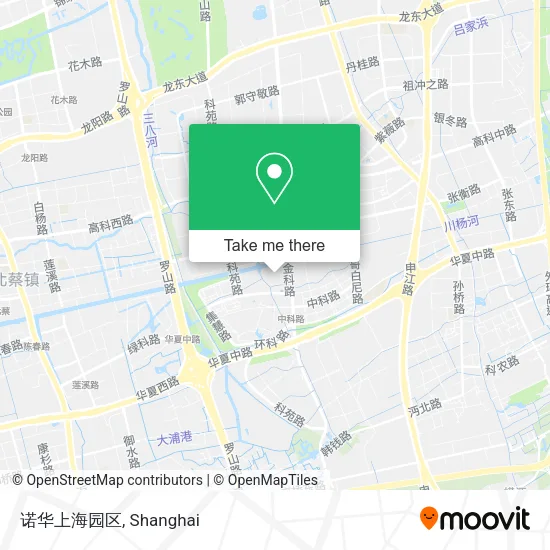 诺华上海园区 map