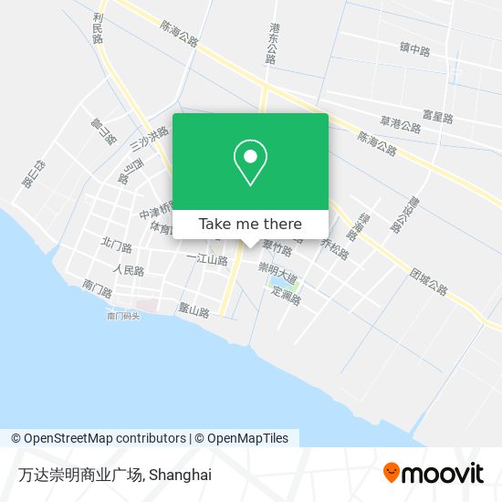 万达崇明商业广场 map