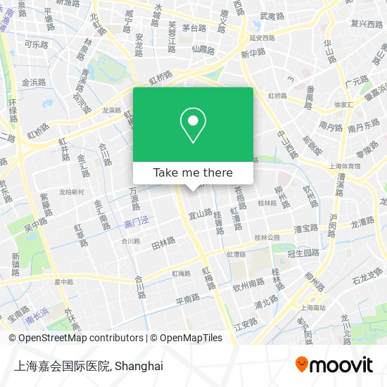 上海嘉会国际医院 map