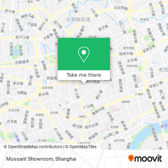 Mossant Showroom map