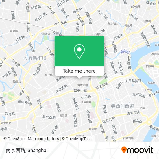 南京西路 map