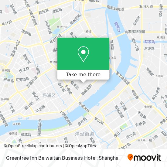 Greentree Inn Beiwaitan Business Hotel map