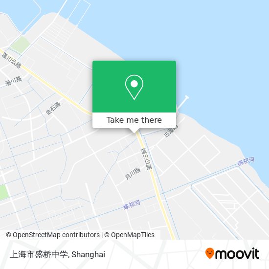 上海市盛桥中学 map