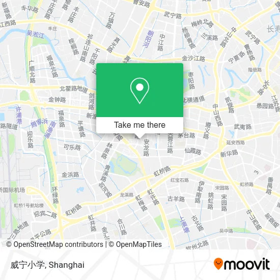 威宁小学 map