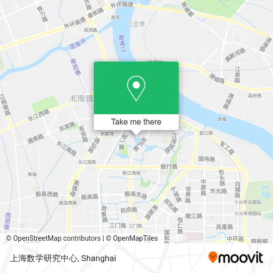 上海数学研究中心 map