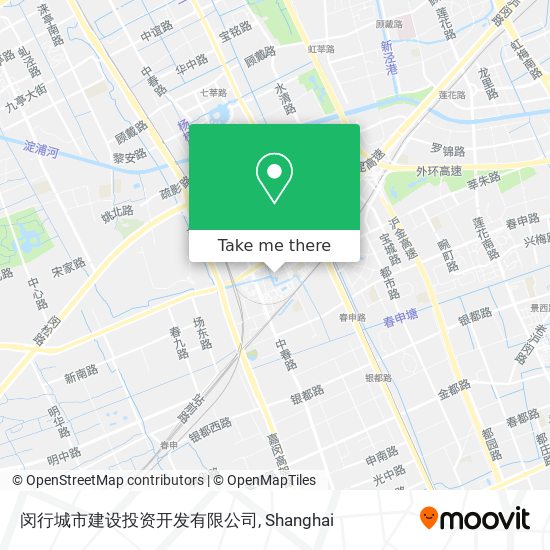 闵行城市建设投资开发有限公司 map