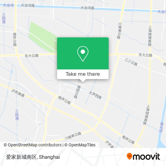 爱家新城南区 map