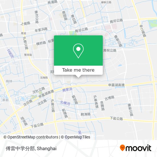 傅雷中学分部 map