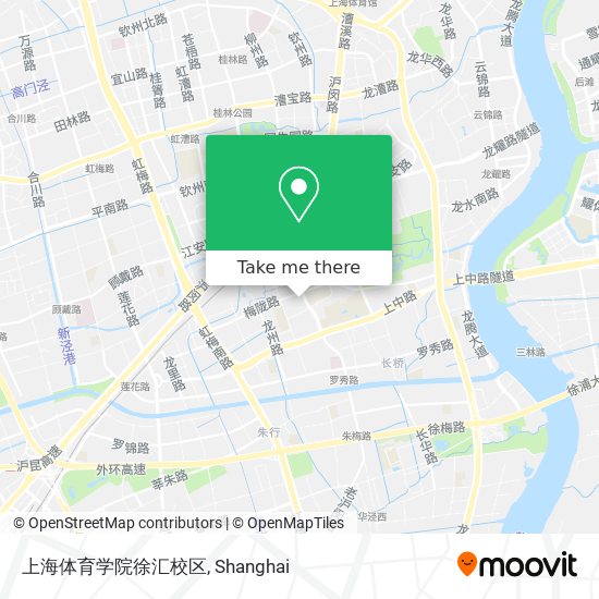 上海体育学院徐汇校区 map