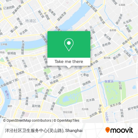 洋泾社区卫生服务中心(灵山路) map