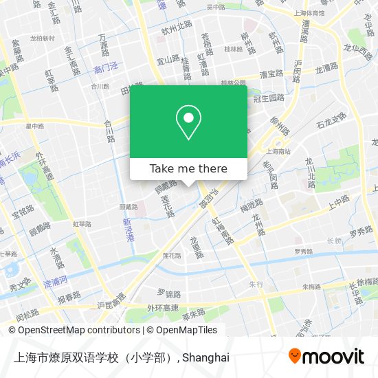 上海市燎原双语学校（小学部） map