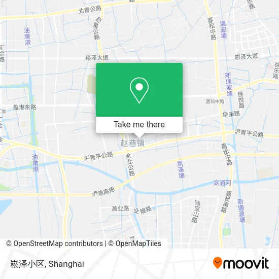 崧泽小区 map