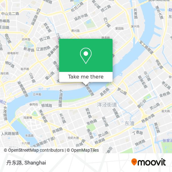 丹东路 map