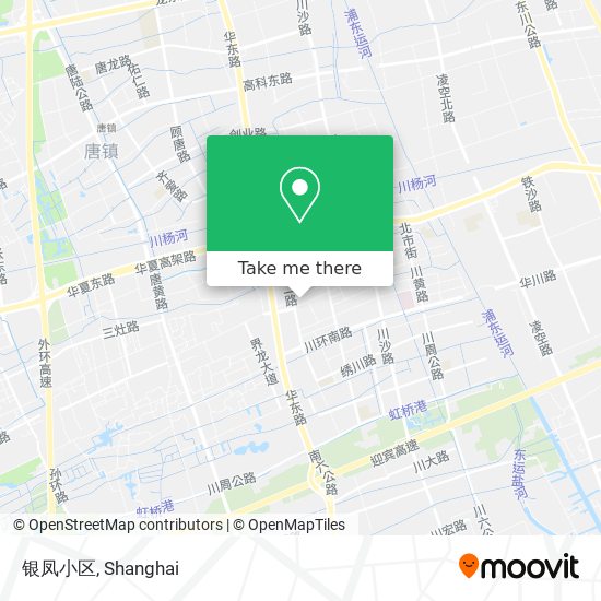 银凤小区 map