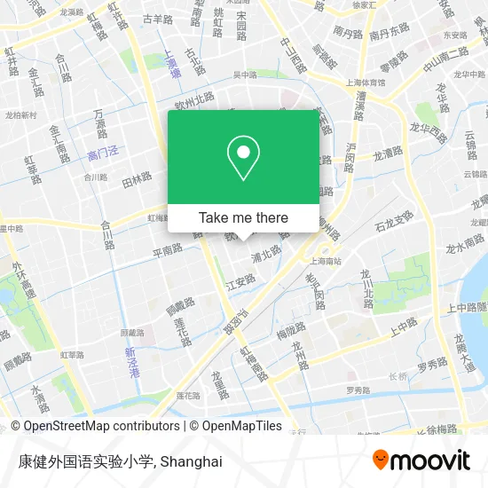 康健外国语实验小学 map