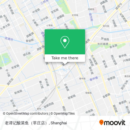 老谭记酸菜鱼（莘庄店） map