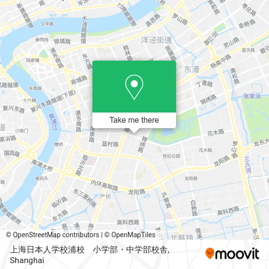 上海日本人学校浦校　小学部・中学部校舎 map