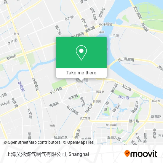 上海吴淞煤气制气有限公司 map