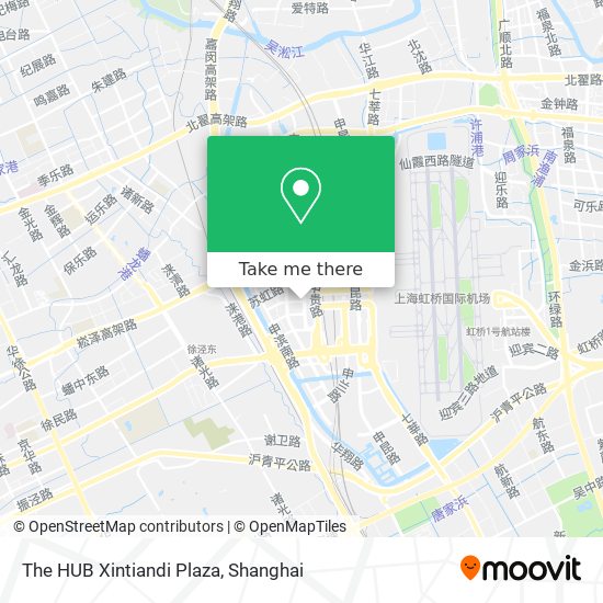 The HUB Xintiandi Plaza map