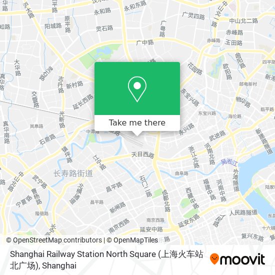 Shanghai Railway Station North Square (上海火车站北广场) map