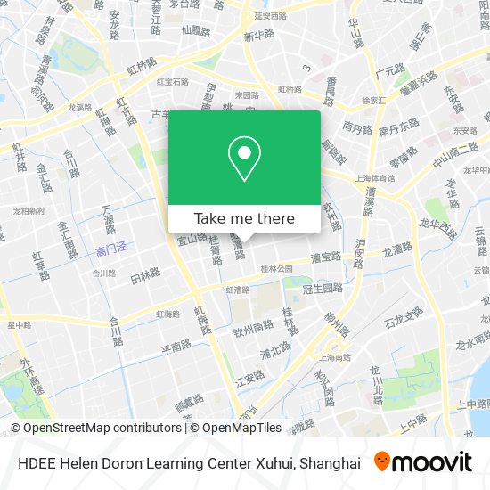 HDEE Helen Doron Learning Center Xuhui map