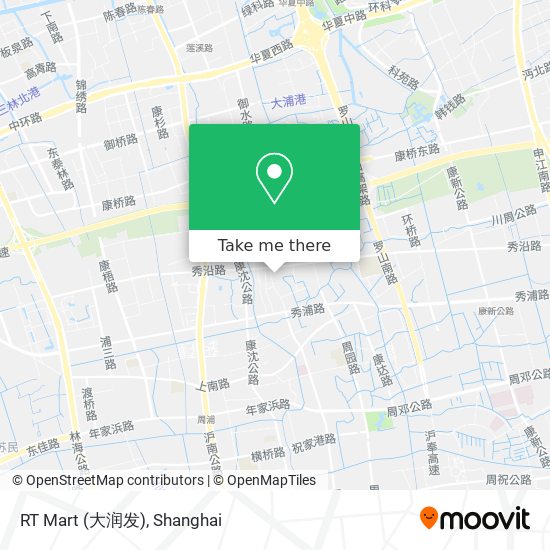 RT Mart (大润发) map