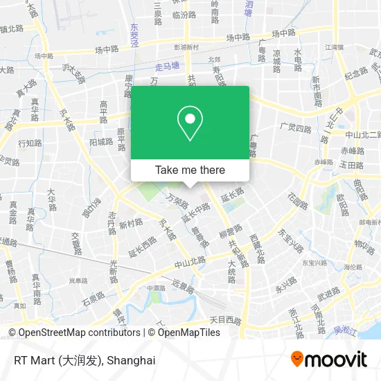 RT Mart (大润发) map
