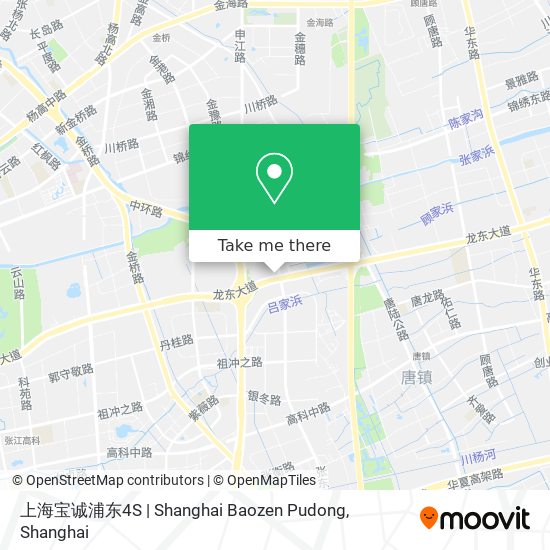 上海宝诚浦东4S | Shanghai Baozen Pudong map