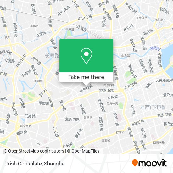 Irish Consulate map