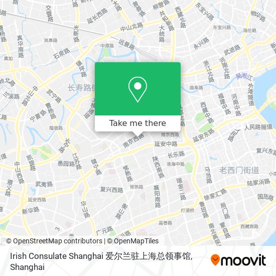 Irish Consulate Shanghai 爱尔兰驻上海总领事馆 map