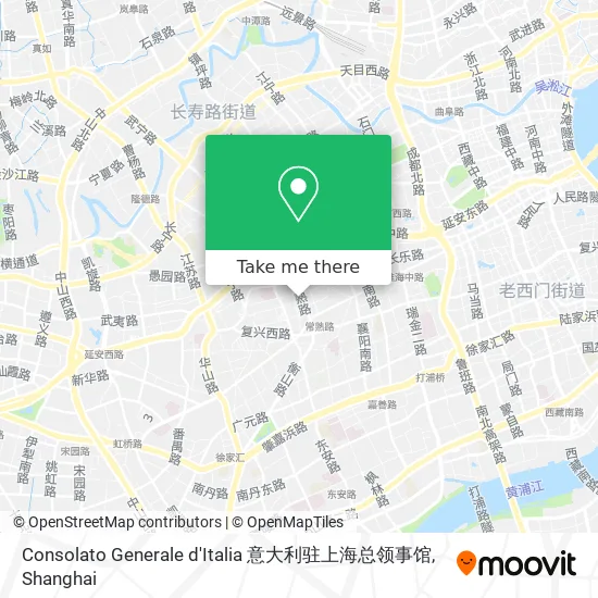 Consolato Generale d'Italia 意大利驻上海总领事馆 map