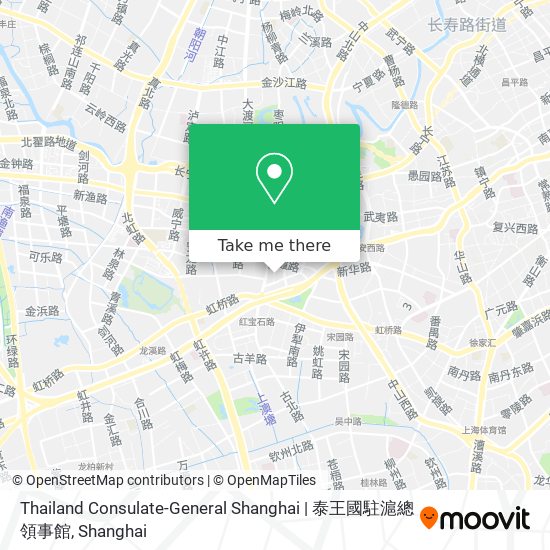 Thailand Consulate-General Shanghai | 泰王國駐滬總領事館 map