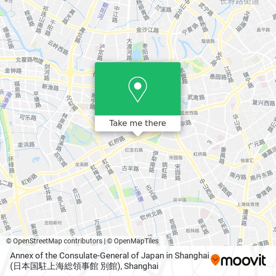 Annex of the Consulate-General of Japan in Shanghai (日本国駐上海総領事館 別館) map