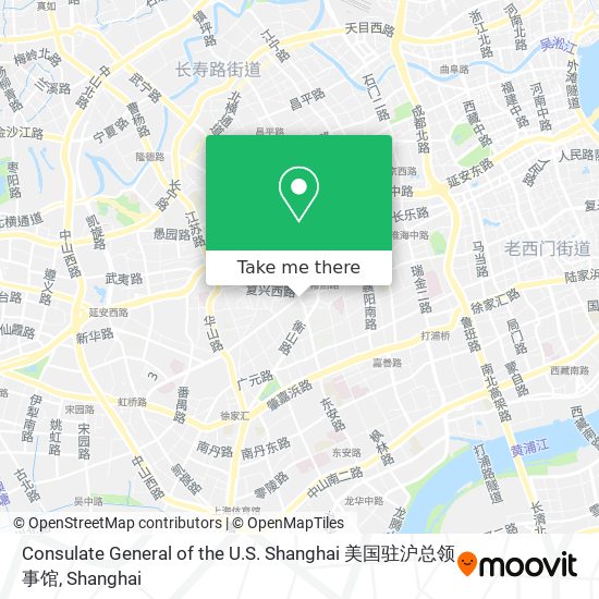 Consulate General of the U.S. Shanghai 美国驻沪总领事馆 map