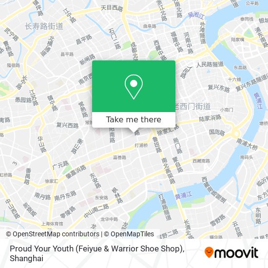 Proud Your Youth (Feiyue & Warrior Shoe Shop) map