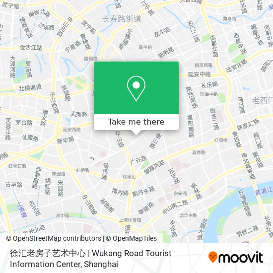 徐汇老房子艺术中心 | Wukang Road Tourist Information Center map