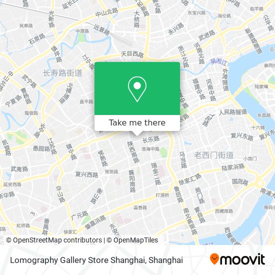 Lomography Gallery Store Shanghai map