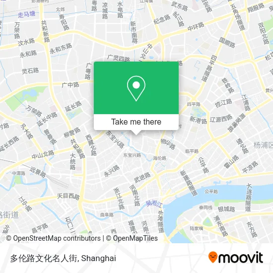 多伦路文化名人街 map