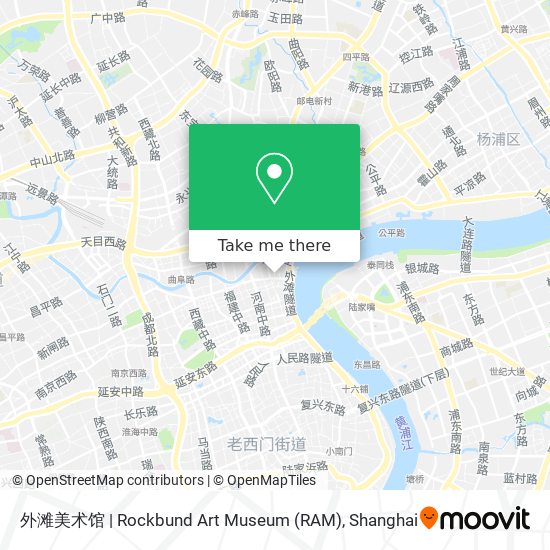 外滩美术馆 | Rockbund Art Museum (RAM) map