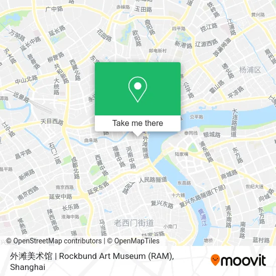 外滩美术馆 | Rockbund Art Museum (RAM) map